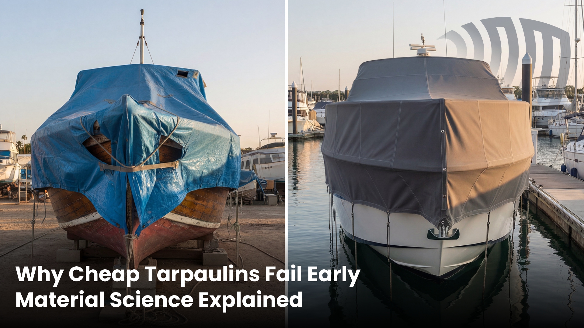 Why Cheap Tarpaulins Fail Early: Material Science Explained